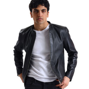 Nottega Darkness Erkek Deri Ceket