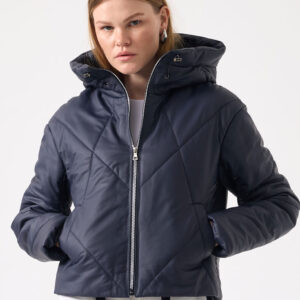 Nottega Diamond Kadın Deri Ceket